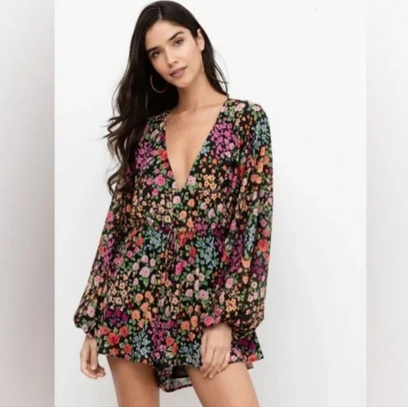 Yumi Kim Kingston Garden Naomi Romper Womens Small - Picture 1 of 8